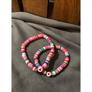 Bracelets Polymer Clay Beaded